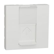 Prise Rj 45 - S-one - 2 Modules - Blanc Antimicrobien - Schneider Electric Nu941120 - Bricoman