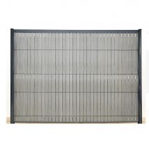 Kit Lamelles Occultantes Rigide Composite Pour Panneau Rigide Haut 153x250 - Couleur 61 3d Wood Gris Quartz - Epaisseur 4.2 Mm - Bricoman