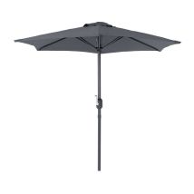 Parasol Droit Werka Pro - Gris Anthracite Ø 2m - Tecnomat