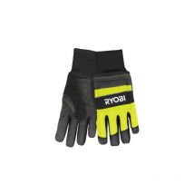 Gants Anti-coupures Ryobi - Rac258l - Pour Tronçonneuses - Taille L - Bricoman