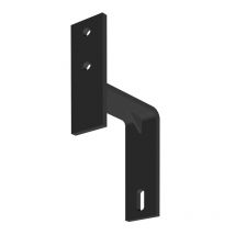 Équerre De Fixation Noire Type Barn Door Pour 2 Portes Parallèles Pour Su5371 Et Su5372 - Bricoman
