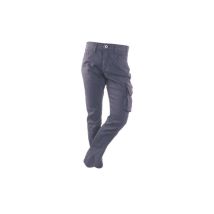 Jeans De Travail Rica Lewis - Homme - Taille 52 - Multi Poches - Coupe Droite Confort - Fibreflex - Twill Stretch - Gris - Jobc - Tecnomat