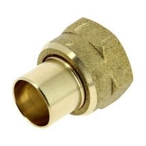 Raccord Gaz 2 Pièces Femelle 20x150 Pour Tube Cuivre Ø14 - Bricoman
