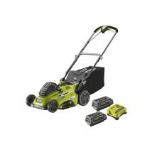Pack Ryobi Tondeuse 36v Rlm36x41h50pg - 2 Batteries 36v Lithiumplus 4.0ah - 5.0ah - 1 Chargeur - Bricoman