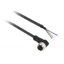 Xzcp1041l5 Schneider Osisense Xz - Connecteur Pré-câblé - Coudé Femelle - M8 - 4 Broches - Bricoman