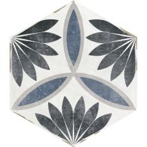 Carrelage Nora 14x16 Cm Effet Carreaux Ciment - Bricoman