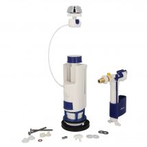 Nicoll Mécanisme Double Volume À Cable Eco Concept 3v102 Avec Robinet Flotteur - Bricoman