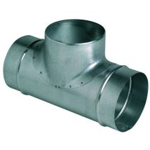 Té 90 Degrés Galva Diam 125/80 - Te 125/80/90 - 864388 S&p Unelvent - 864388 - Tecnomat