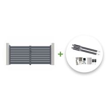 Portail Battant Motorisé 3,5m Vogel H.160cm + Motorisation Ranger B150 - Tecnomat