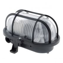 Hublot Ovale 60w Ip44 E27 Classe Ii - Noir - Zenitech - Bricoman