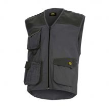 Gilet De Travail Diadora Mover Gris Acier L - Bricoman