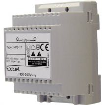 Extel Interphone Alimentation Pour Rail Din Gris - Bricoman