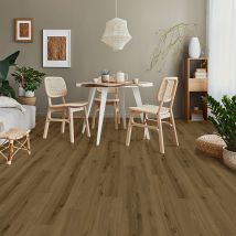 Sol Spc Acoustique 18db / Lame 5mm Neva-beav / Décor Parquet 100% Waterproof / Passage Très Intensif - Bricoman