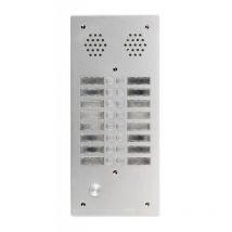 Plaque De Rue Anti-vandale 16 Boutons Urmet - Série 655 - 2 Rangées - Ip53 - Aluminium - Bricoman