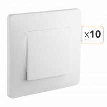 Debflex - Caly Va Et Vient Blanc - Boite Carton De 10 - Bricoman