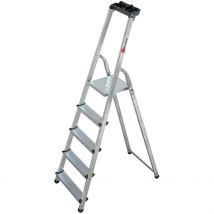 Escabeau Aluminium 5 Marches Hauteur 2,99 M Marchalu Plus Escalux - Bricoman