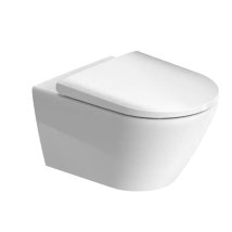Cuvette Wc Suspendu Sans Bride Duravit D-neo Avec Abattant Frein De Chute Déclipsable - Tecnomat