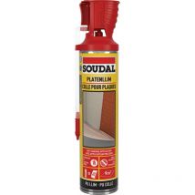 Colle Pour Plaques Genius - Mousse-colle Pu - Soudal - 0,6 L - Bricoman
