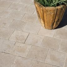 Pavé Pierre D'Egypte Beige 15x15x3 Cm (vendu Au M² - 45 Pavés/m²) - Ro'ma Nature - Bricoman