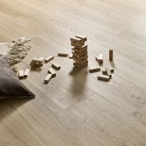 Lame Pvc Clipsable Effet Bois 22,9x122 Cm Woodric Salerno - Bricoman