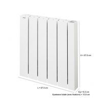 Radiateur Électrique Connecté À Inertie Fluide 1000 W Alcantara - Bricoman