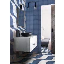 Carrelage Imitation Carreaux De Ciment 20x20 Scenario Tappeto 2b Blu - Bricoman