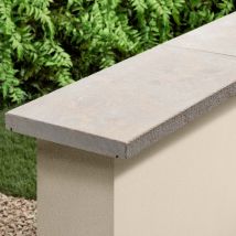 Couvertine Pierre De L'Atlas Beige 60x30x4 Cm Avec Larmiers (à L'Unité) - Ro'ma Nature - Bricoman