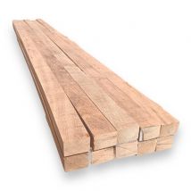Lot De 20 Lattes Pour Tasseaux Extérieurs En Bois Tropical Angelim Pedra 5x3x105 Cm - Bricoman