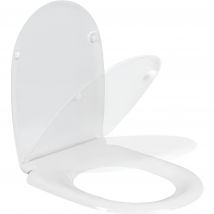 Abattant Wc Pour Wc Sanindusa Aveiro Déclipsable Slow Close Frein De Chute Aveiro Blanc (non Universel) - Bricoman