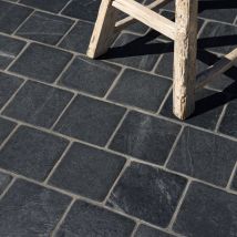Pavé Ardoise Gris 15x15x3 Cm (vendu Au M² - 45 Pavés/m²) - Ro'ma Nature - Bricoman