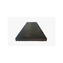 Couvre Mur Plat Ardoise Brossée 100 X 30 X 3 Cm - Gris (lot De 20) - Bricoman