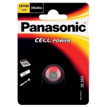 Panasonic Pile Bouton Cell Power Lr54 (lr1130) Alcaline Manganese 1,5v 65 Mah X 12 - Bricoman