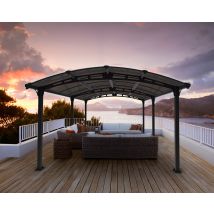 Canopia Tonnelle De Jardin Tucson 3.6x4.4 Gris 507x0 - Bricoman