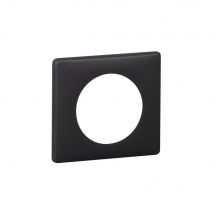 Plaque Céliane Poudré 3 Postes - Finition Basalte - Bricoman