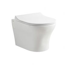 Wc Suspendu Sans Rebord En Céramique | Jazz - Bricoman