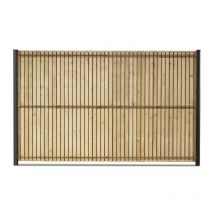 Kit Occultation Lamelles Bois Sapin Pour Panneau Rigide Maille 55 H 1m53 L 2m50 Ep 8mm - Bricoman
