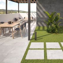 Dalle Extérieur Sur Plots Max 2.0 Silver R11 60x60 Cm - Réflex Boutique - Bricoman