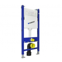 Bernstein - Bâti-support Geberit Duofix Basic 112x50x12cm (hxlxp), Spk Up100 + Delta 25 Chrome Mat + Set Isolation Acoustique - Bricoman