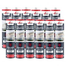Mastic Polyuréthane Hybride Fissures Et Joints : Arcamastic Joint Et Colle Blanc - 290 Ml X 12 - Arcane Industries - Bricoman