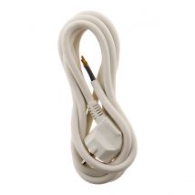 Cordon D'Alimentation Avec Prise 16a 3g1,5mm² 2m - Blanc - Zenitech - Bricoman