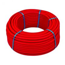 Tube Multicouche Gainé Rouge Ø26, En Couronne De 50m, Henco - Bricoman