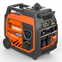 Groupe Électrogéne Inverter Silencieux Genergy Madeira 4kw - Démarrage Électrique - Insonorisé - Générateur Électrique Essence - Bricoman