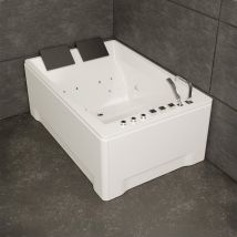 Baignoire Balnéo Tonsay Duo Jets 180 X120 X68 Cm, By Spalina - Bricoman
