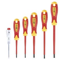 Lot De 7 Tournevis Électriciens Vde .. - Bricoman