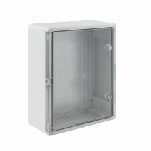 Boîtier Hermétique Abs Avec Porte Transparente Avec Plaque De Montage Galvanisée Et Verrouillage Sécurisé - H. 40 X L. 30 X P. 22 Cm - Bricoman