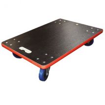 Plateau Bois 600x400mm - Roues Non Marquantes - Charge Max. 450kg - Pb31s - Bricoman