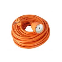 Prolongateur Sans Terre Obturateur 16a Ho5vv-f 2x1,5mm² 40m - Orange - Zenitech - Bricoman