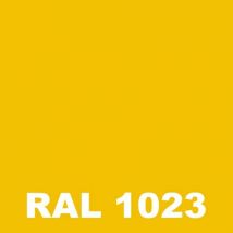 Peinture Fer Forge - Jaune Signalisation - Ral 1023 - 5 L - Métaltop - Bricoman