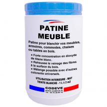 Patine Meuble - 1 L - Codeve Bois - Pour Blanchir Votre Meuble, Commode, Chaise Ou Table En Bois. - Bricoman