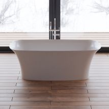 Baignoire Ilot Bliss 170 Blanche 170 X80 X58 Cm, By Spalina - Bricoman